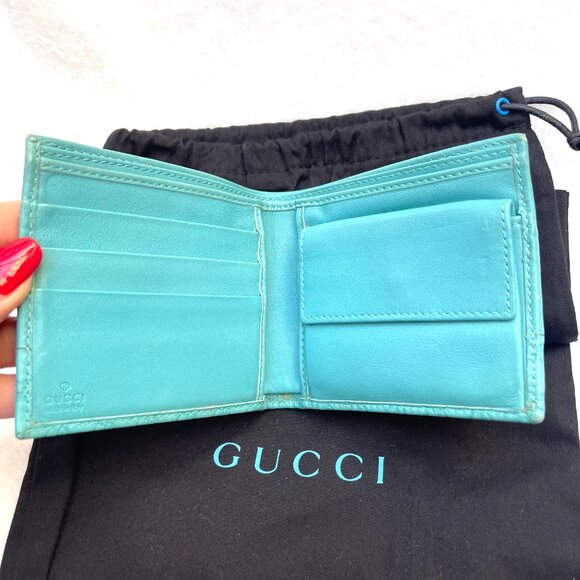 Gucci Guccisima GG logo leather bifold wallet - Picture 3 of 11